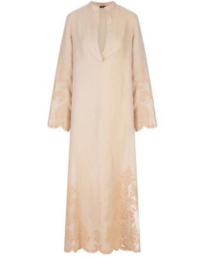 Kiton Maxi Dresses - Natural