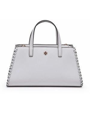 Tory Burch Tassen ,Wit ,Leer Emerson Whipstitch Tote