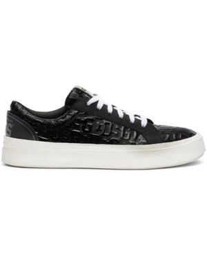 Gcds Sneakers Patent Monogram Bucket-Sneakers - Zwart