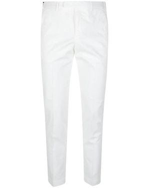 PT Torino Straight Trousers - Blanco