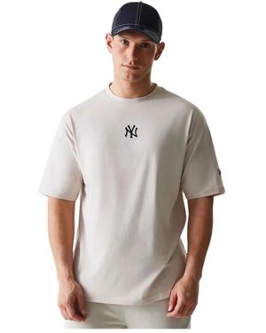 KTZ Tops ,Katoen Mlb League Essential Oversized T-Shirt - Grijs