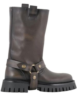 Golden Goose High Boots - Grey