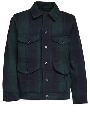 Filson Journeyman Pattern Wool Jacket - Blauw