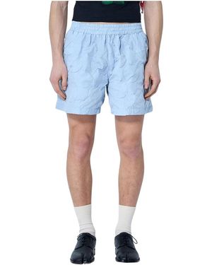 Walter Van Beirendonck Casual Shorts - Blue