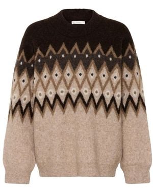 Inwear Round-Neck Knitwear - Marrone