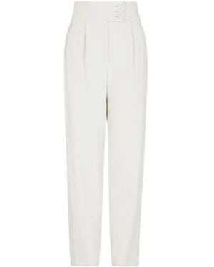 Giorgio Armani Slim-Fit Pants - White