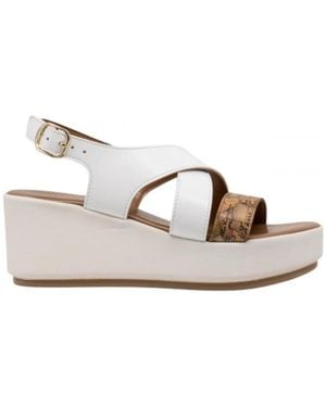 Alviero Martini 1A Classe Wedges - Metallic