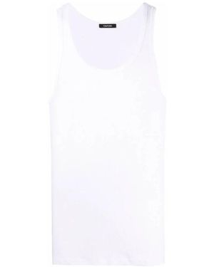 Tom Ford Sleeveless Tops - Blanc