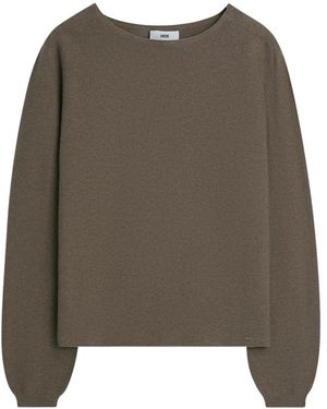 Cinque Ciellas Fijngebreide Pullover - Groen