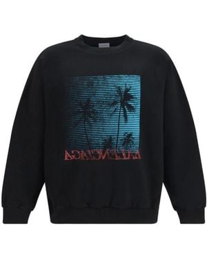 Balenciaga Crew Neck Sweatshirt - Blauw