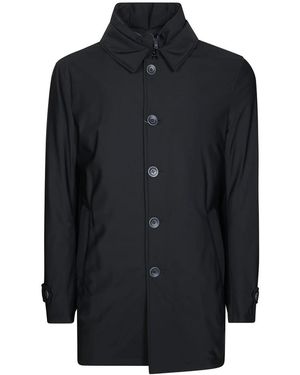 Herno Single-Breasted Coats - Black