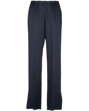 forte_forte Straight Trousers - Blue