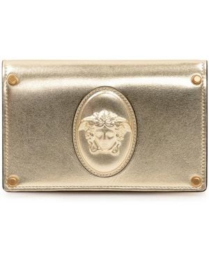 Versace Accessoires ,Geel ,Portefeuilles - Metallic