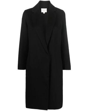 Vince Single-Breasted Coats - Zwart