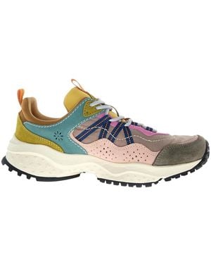 Flower Mountain Schoenen ,Veelkleurig ,Leer Sanchia Uni - Blauw