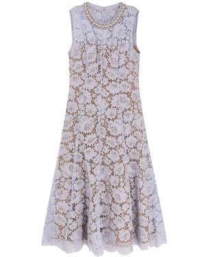 Self-Portrait Midi Dresses - Viola