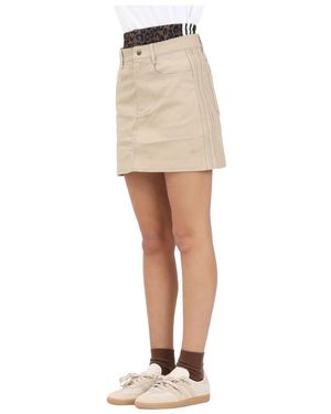 adidas Originals Firebird Utility Mini Rok - Naturel