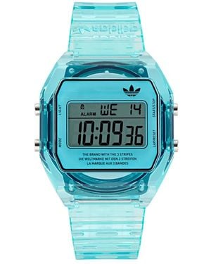 adidas Digital Two Crystal Watch Aost24065 Resin - Blue