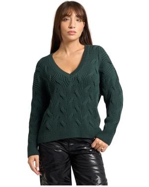 ARMANI EXCHANGE V-Neck Knitwear - Verde
