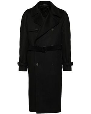 Tagliatore Trench Coats - Black