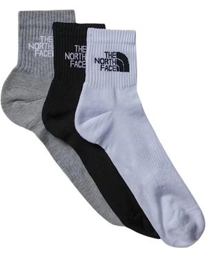 The North Face Mlsprt Sock Csh Qrtr 3P - Grijs
