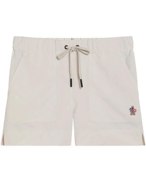 Moncler Korte Broeken ,Polyester Drawstring Shorts - Wit