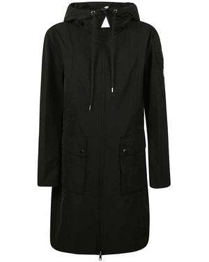 Moncler Jassen ,Zwart ,Leer Laerte Parka