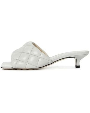 Bottega Veneta Heeled Mules - Blanco