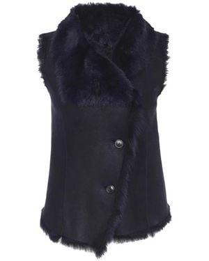 VESPUCCI by VSP Faux Fur & Shearling Jackets - Blue