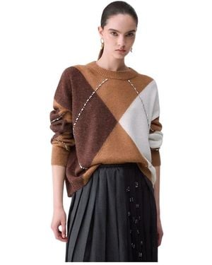 Liu Jo Round-Neck Knitwear - Negro