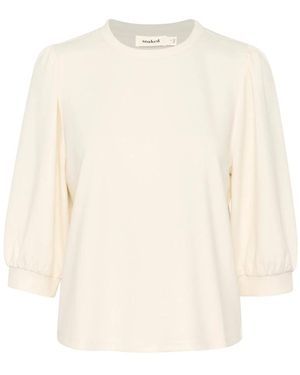 Soaked In Luxury Long Sleeve T-Shirts - White
