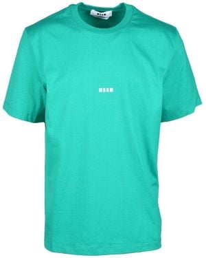 MSGM T-Shirts - Blue