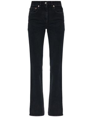 Balmain Straight Jeans - Bleu