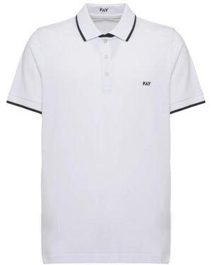 Fay Tops ,Wit ,Polo Shirts