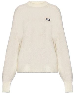ROTATE BIRGER CHRISTENSEN Round-Neck Knitwear - White