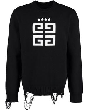 Givenchy Round-Neck Knitwear - Zwart