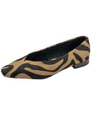 Gioseppo 80165 Ballerina Met Dierenprint - Zwart