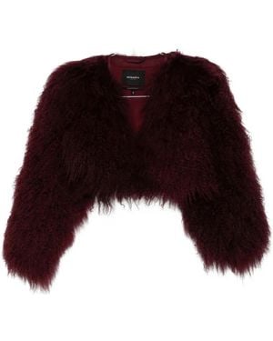 retroféte Faux Fur & Shearling Jackets - Paars