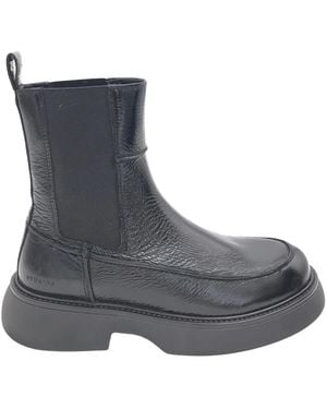 COPENHAGEN Schoenen ,Zwart ,Leer Patent Leder Chelsea Boot - Grijs