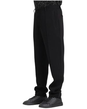 ARMANI EXCHANGE Straight Trousers - Black