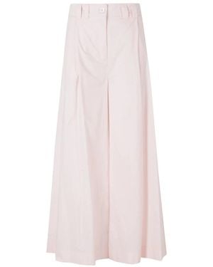 SOLOTRE Wide Trousers - Rosa