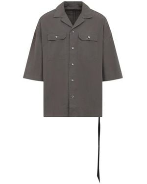 Rick Owens Short Sleeve Shirts - Grey
