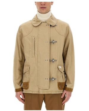 Fay Light Jackets - Natural
