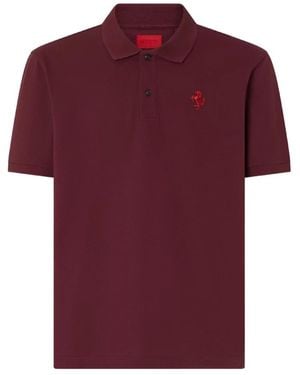 Ferrari Polo Shirts - Rojo
