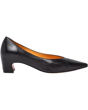 Mara Bini Schoenen ,Zwart ,Leer Decolletè - Blauw