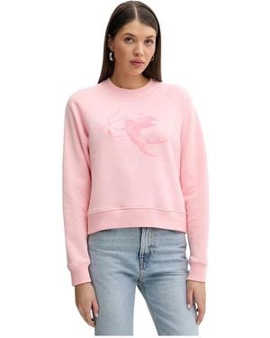 Fiorucci Cupid Print Slim Fit Sweatshirt - Rot