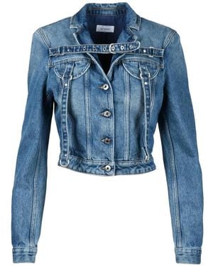 Off-White c/o Virgil Abloh Denim Jackets - Blue