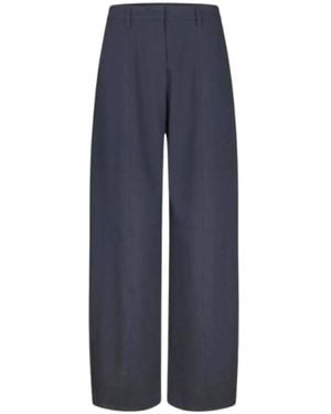 Samsøe & Samsøe Wide Trousers - Azul