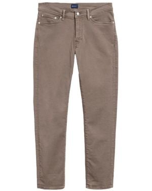 GANT Slim Fit Jeans - Brown
