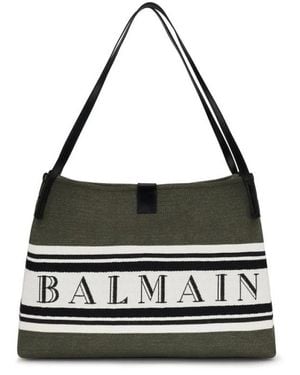 Balmain Shoulder Bags - Black